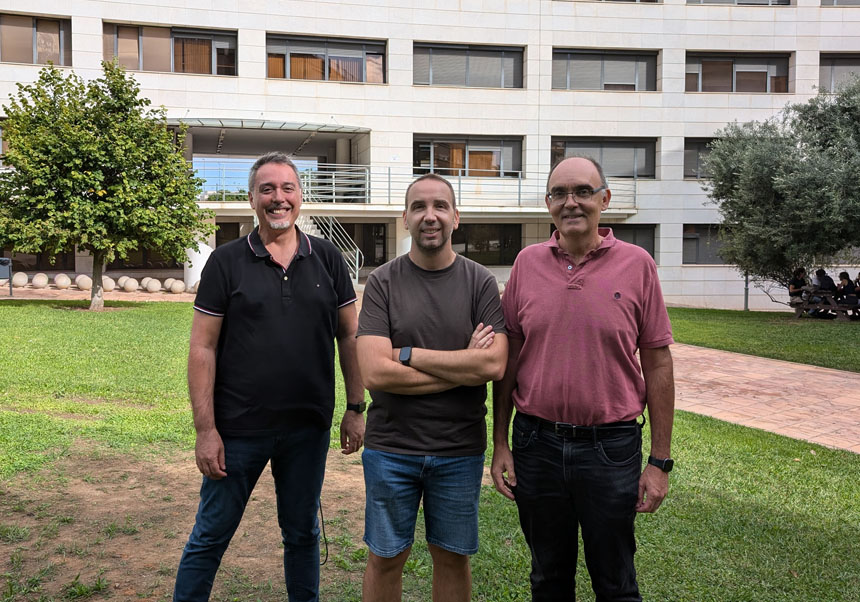 (De izquierda a derecha): Josema Torres, Raúl Ballestín y Xavier Ponsoda.